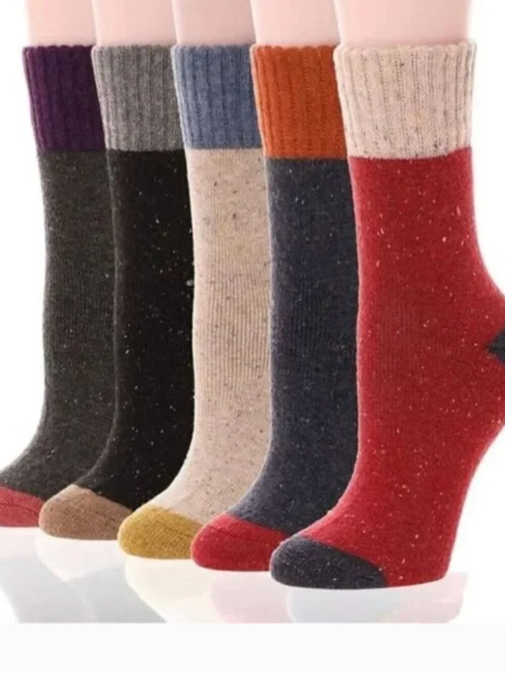 Warm wool winter socks
